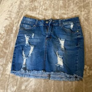 Denim skirt